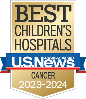 U.S.News & World Report 2019-20 Best Children's Hospital for Cancer Treatment